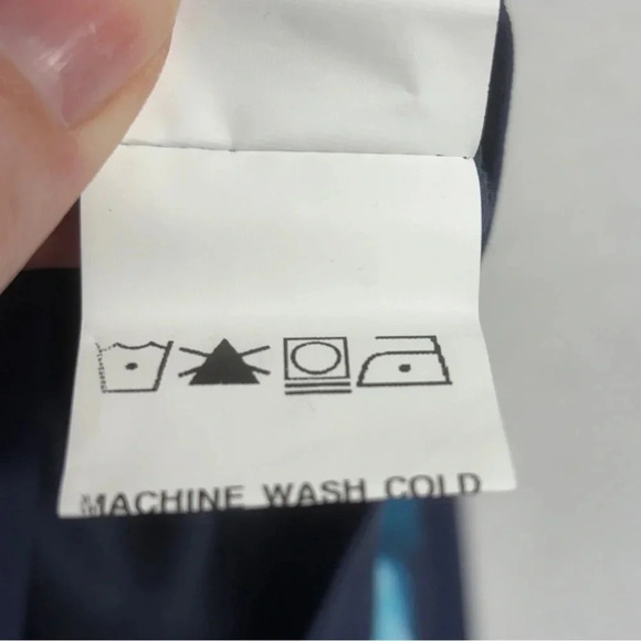 Wayward Fancies EShakti Wide Leg Bird Jumpsuit Navy Blue M Belted Pockets - Picture 10 of 14